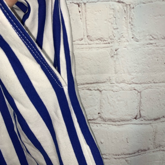 NEW J. Crew Re-Imagined Striped Wide Leg Summer Jumpsuit Size 10 - Picture 5 of 9